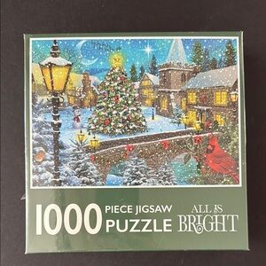 All is Bright holiday puzzle 1000 pc